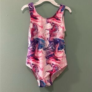 NWOT … QOOZZ “Size: 120 cm / 6-7” Colorful Kids Leotard